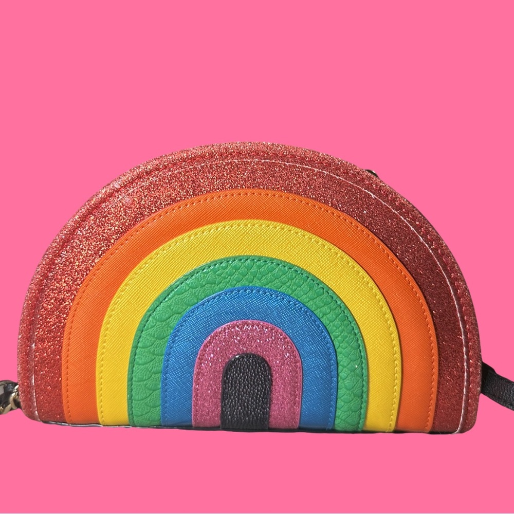 Vintage Betsey Johnson Rainbow Purse